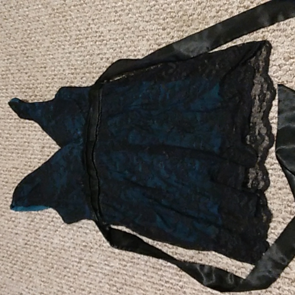 Juniors Black Mesh Dress